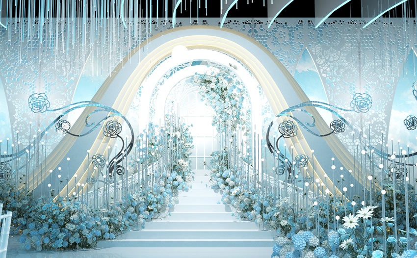 梓潼釡香烙馍村水晶厅效果展示